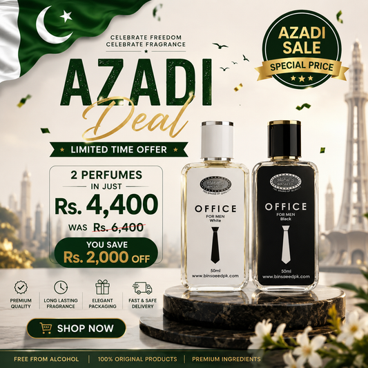 (Azadi Deal 1 ) 2 Perfumes
