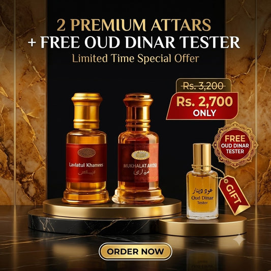 2 ATTARS+ FREE TESTER DEAL